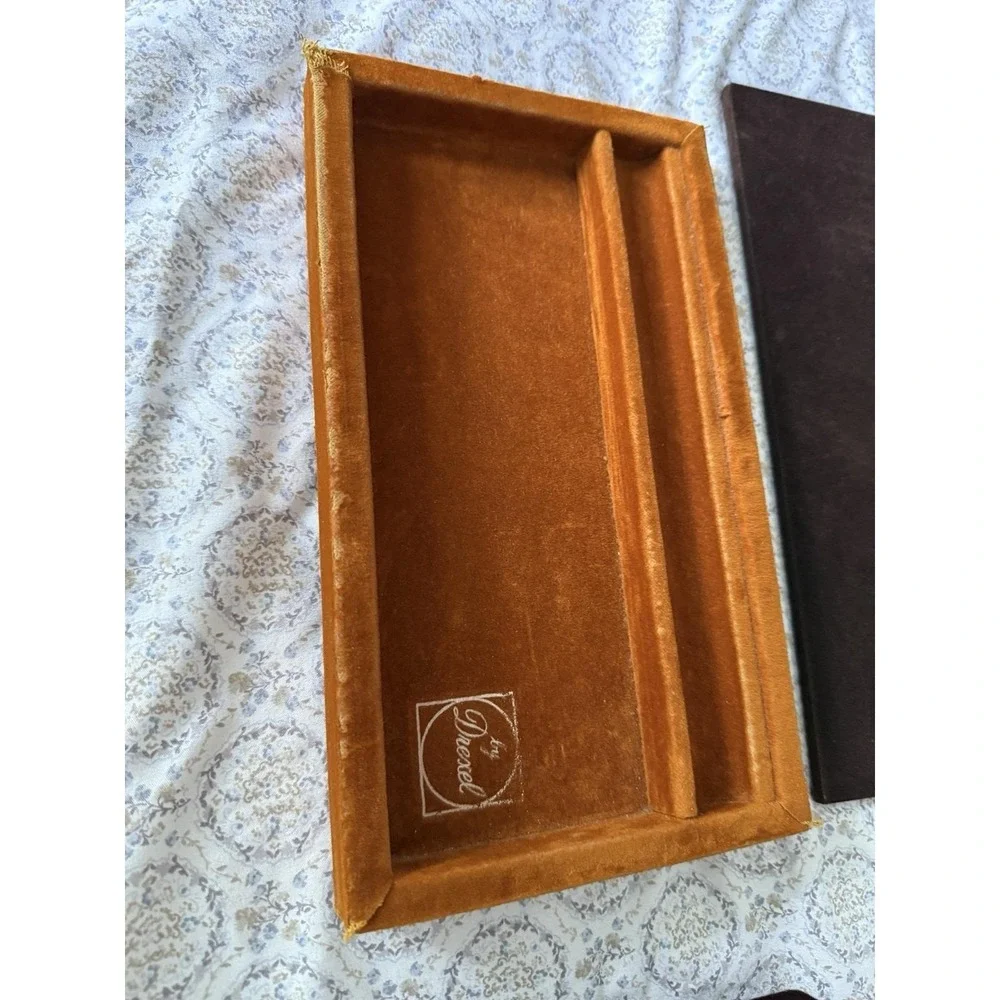Drexel Heritage Vintage Replacement Drawer Inserts Velvet Valet &‎ Jewelry Tray